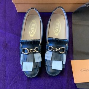 TOD’s HEAVEN FRANGIA COLOR BLOCK+CATENA Loafer